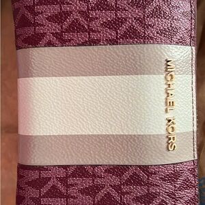 Michael Kors Plum Accessory with Silver Accents